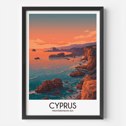 Cyprus Destination Art Gift