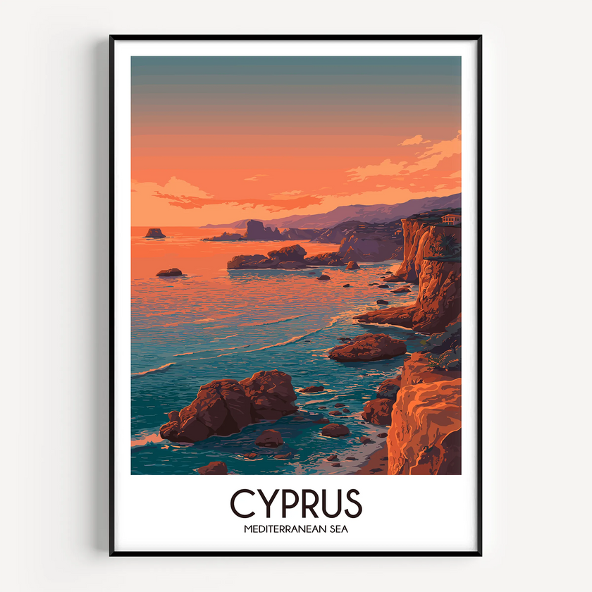 Cyprus Scenic Landscape Art