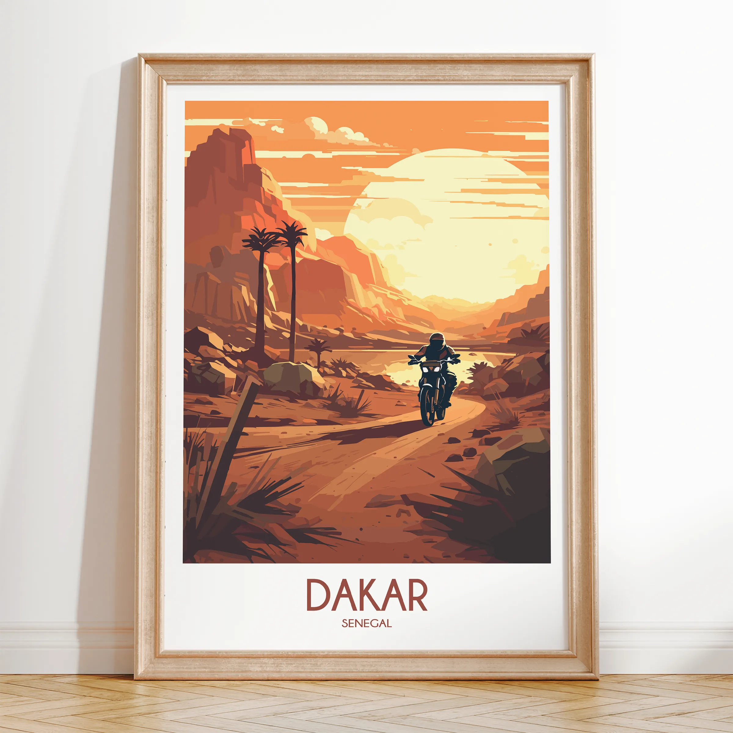 Dakar Destination Art Gift