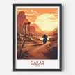 Dakar Modern Travel Poster
