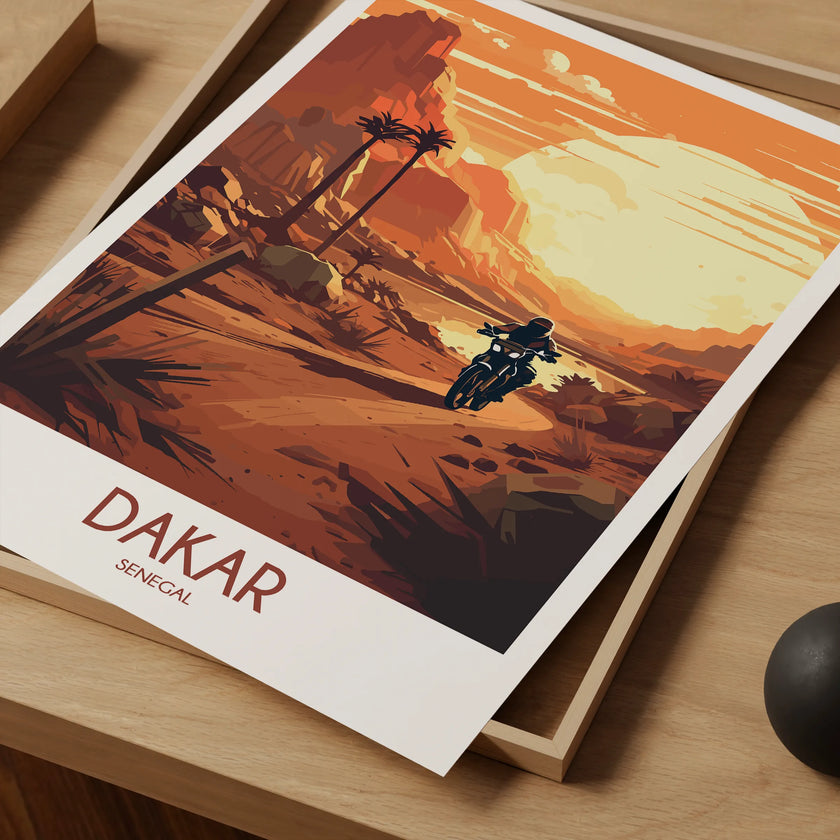 Dakar Souvenir Poster Print