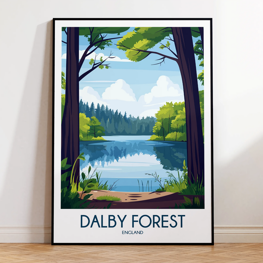 Dalby Forest Minimalist Wall Art