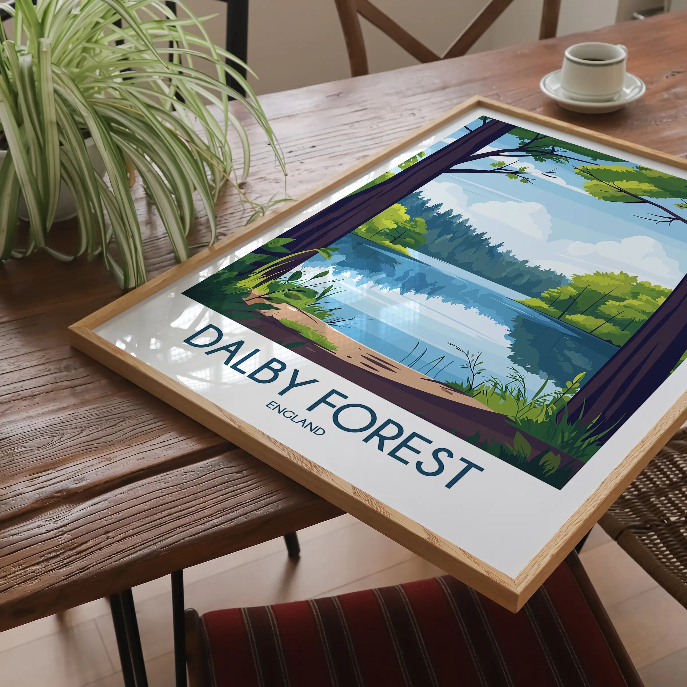Dalby Forest Scenic Landscape Art