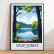 Dalby Forest Travel Memory Gift