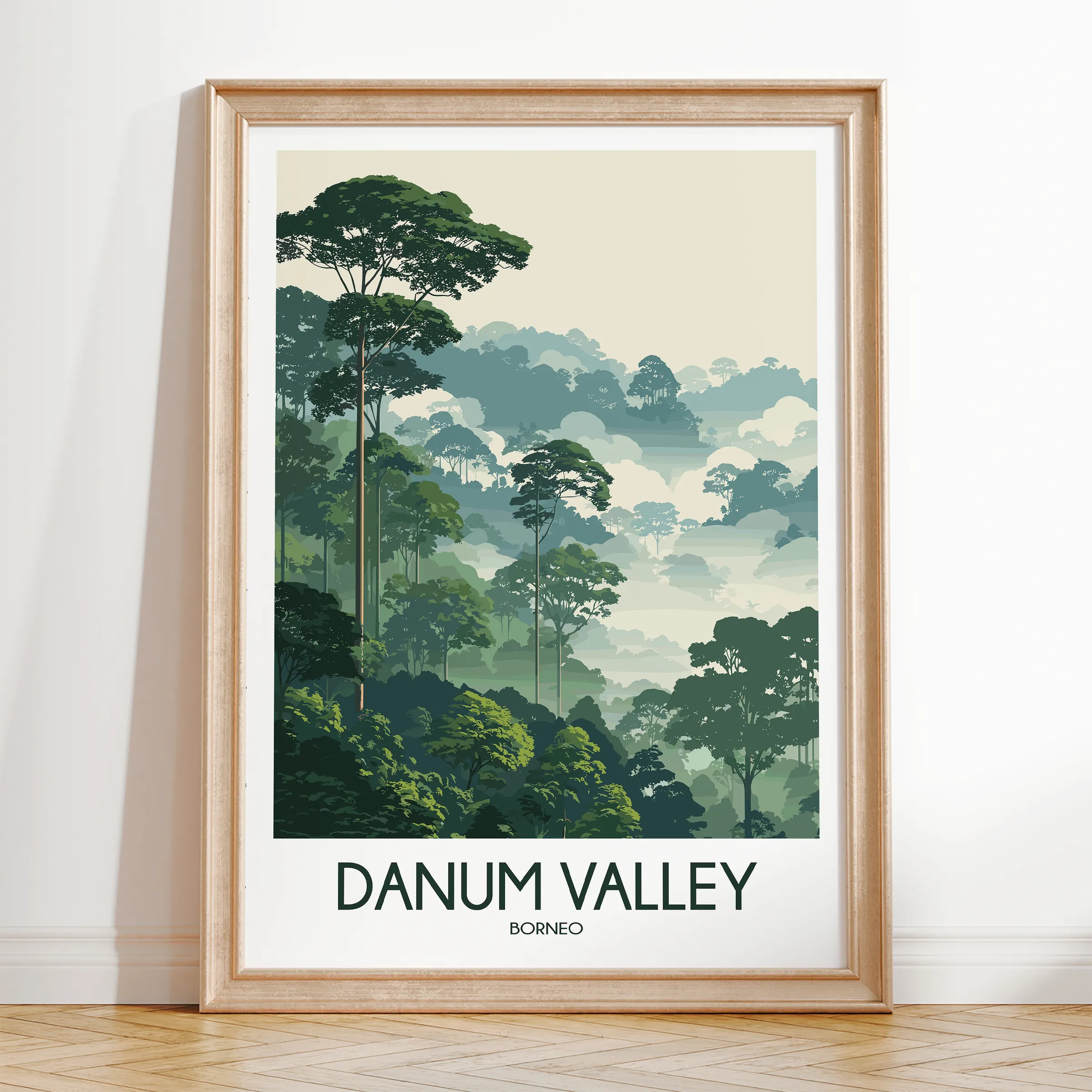 Danum Valley Minimalist Wall Art