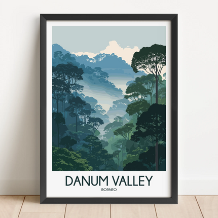 Danum Valley Scenic Landscape Art