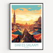 Dar Es Salaam Scenic Landscape Art