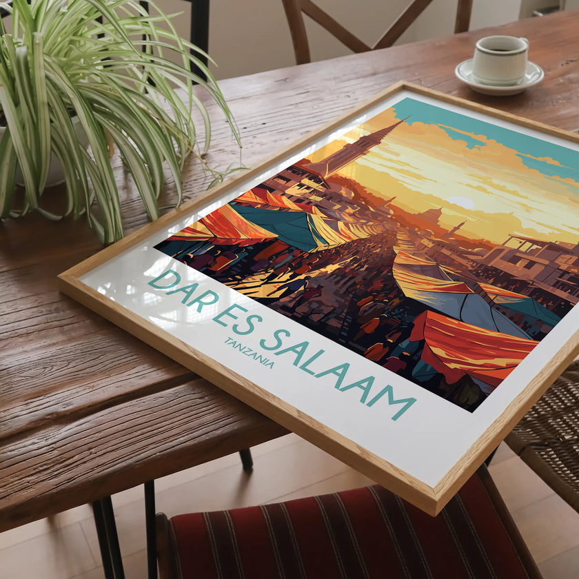 Dar Es Salaam Souvenir Poster Print