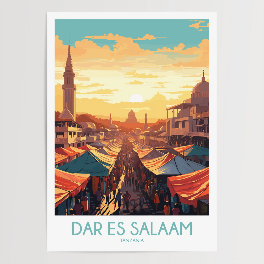 Dar Es Salaam Travel Memory Gift
