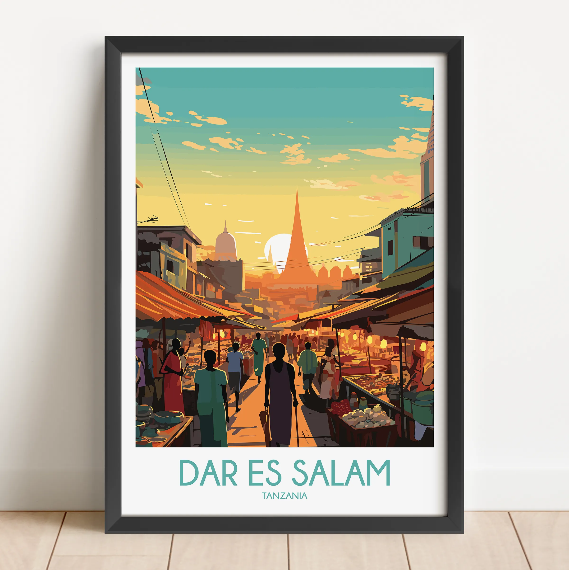 Dar Es Salam Destination Art Gift