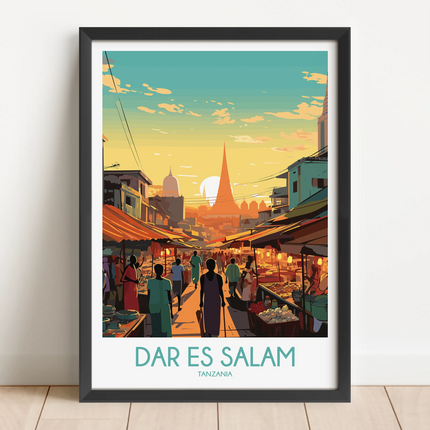 Dar Es Salam Destination Art Gift
