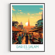 Dar Es Salam Minimalist Wall Art