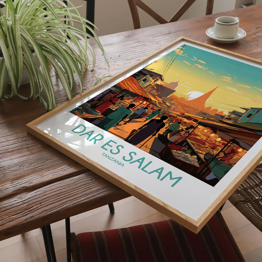 Dar Es Salam Scenic Landscape Art