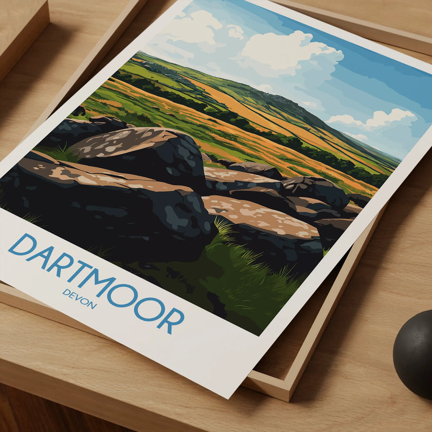 Dartmoor Destination Art Gift