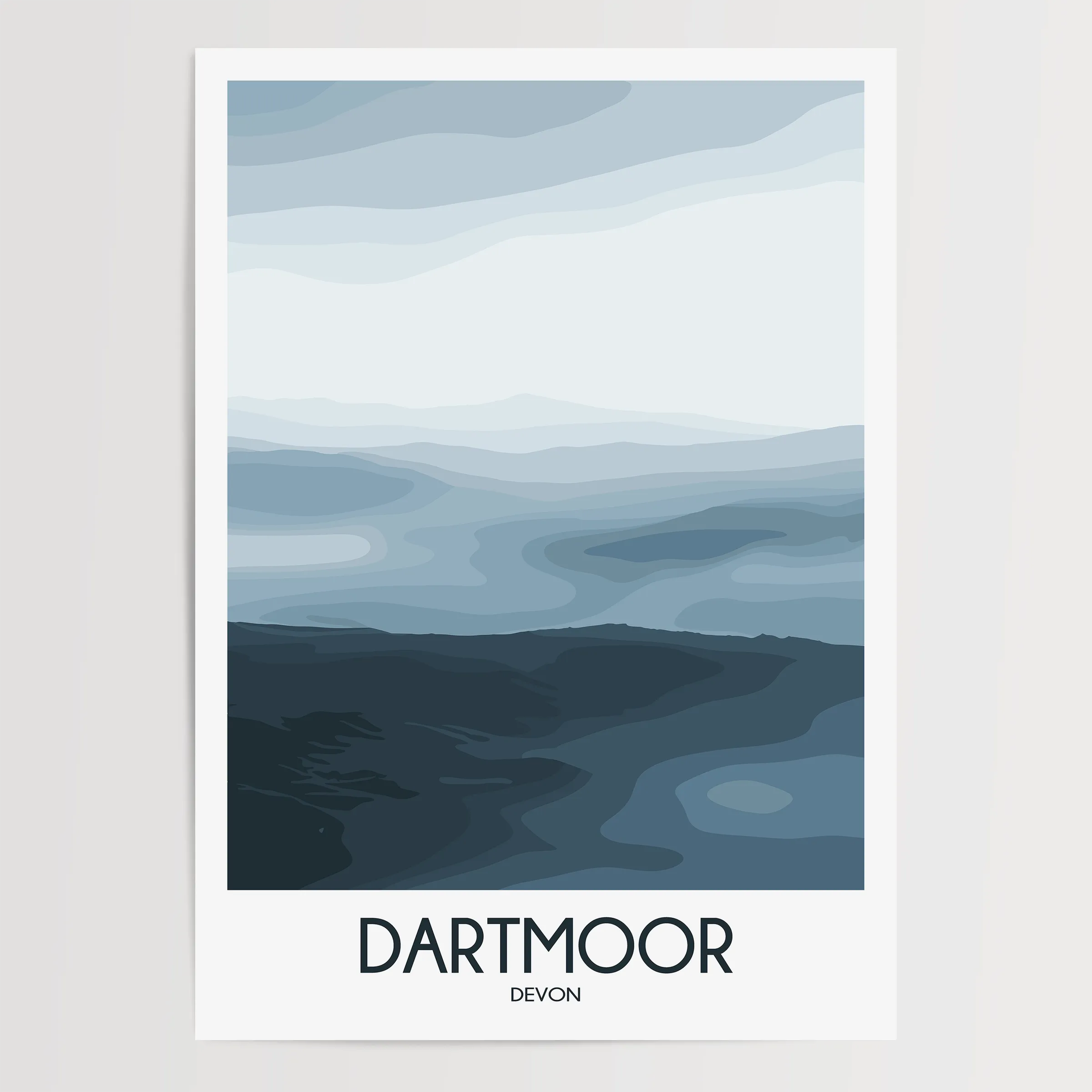 Dartmoor Destination Art Gift