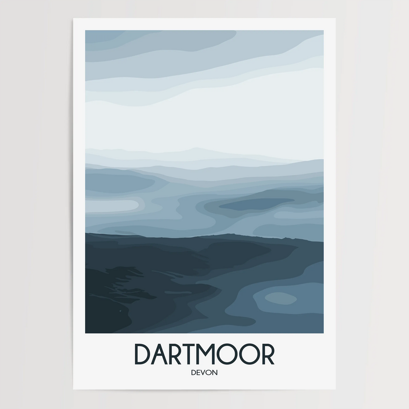 Dartmoor Destination Art Gift