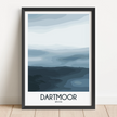 Dartmoor Modern Travel Poster