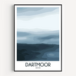Dartmoor Retro Travel Illustration