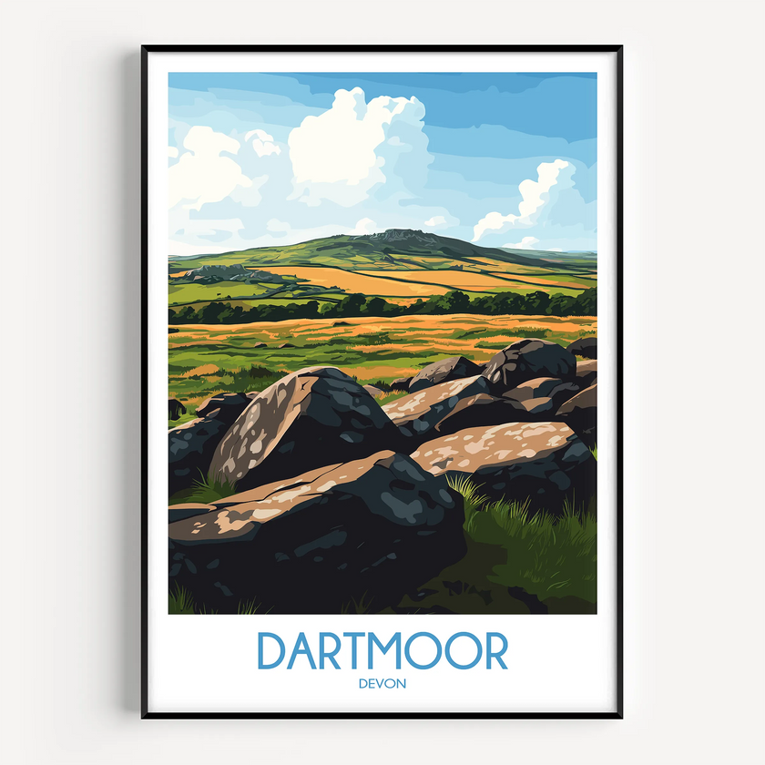 Dartmoor Scenic Landscape Art