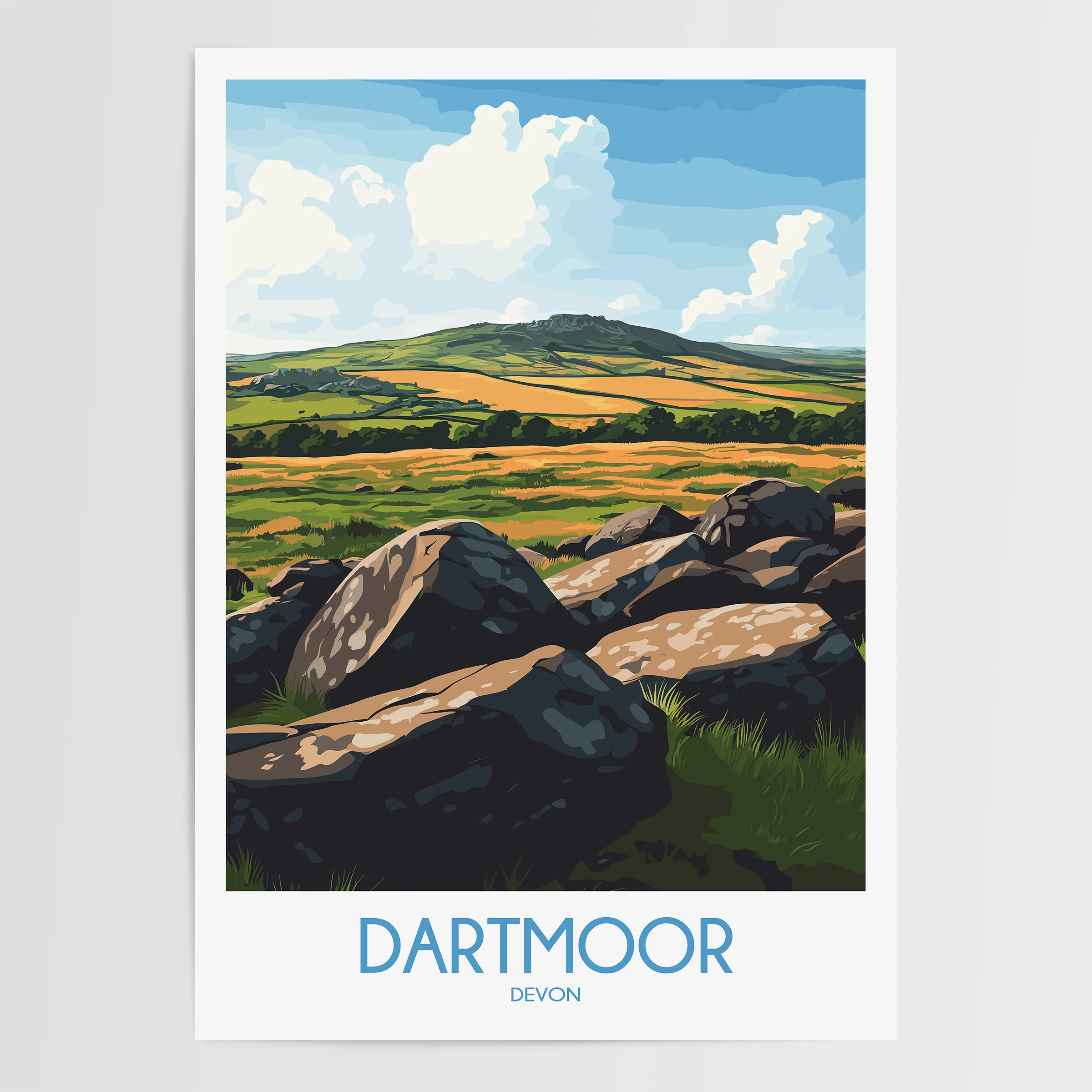 Dartmoor Travel Memory Gift