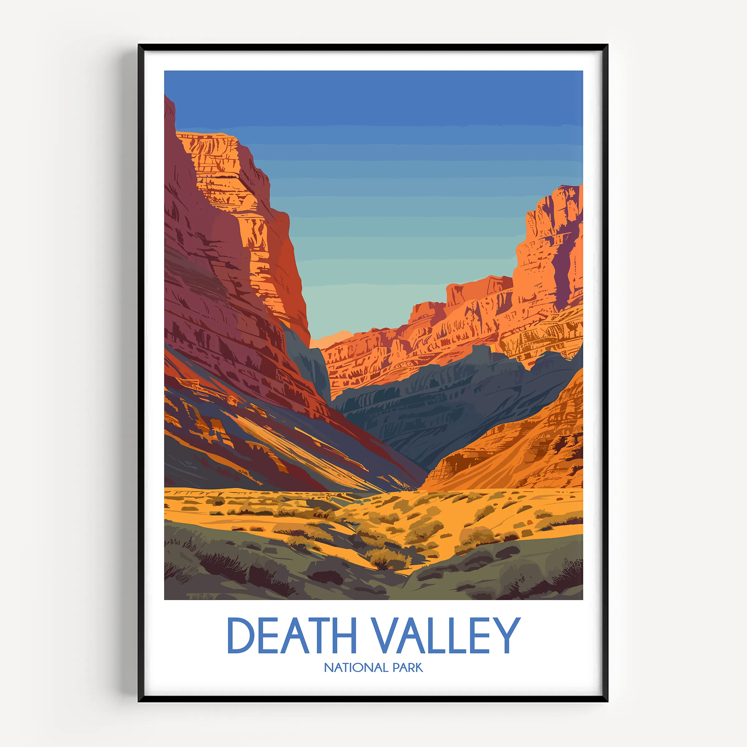 Death Valley Home Office Decor