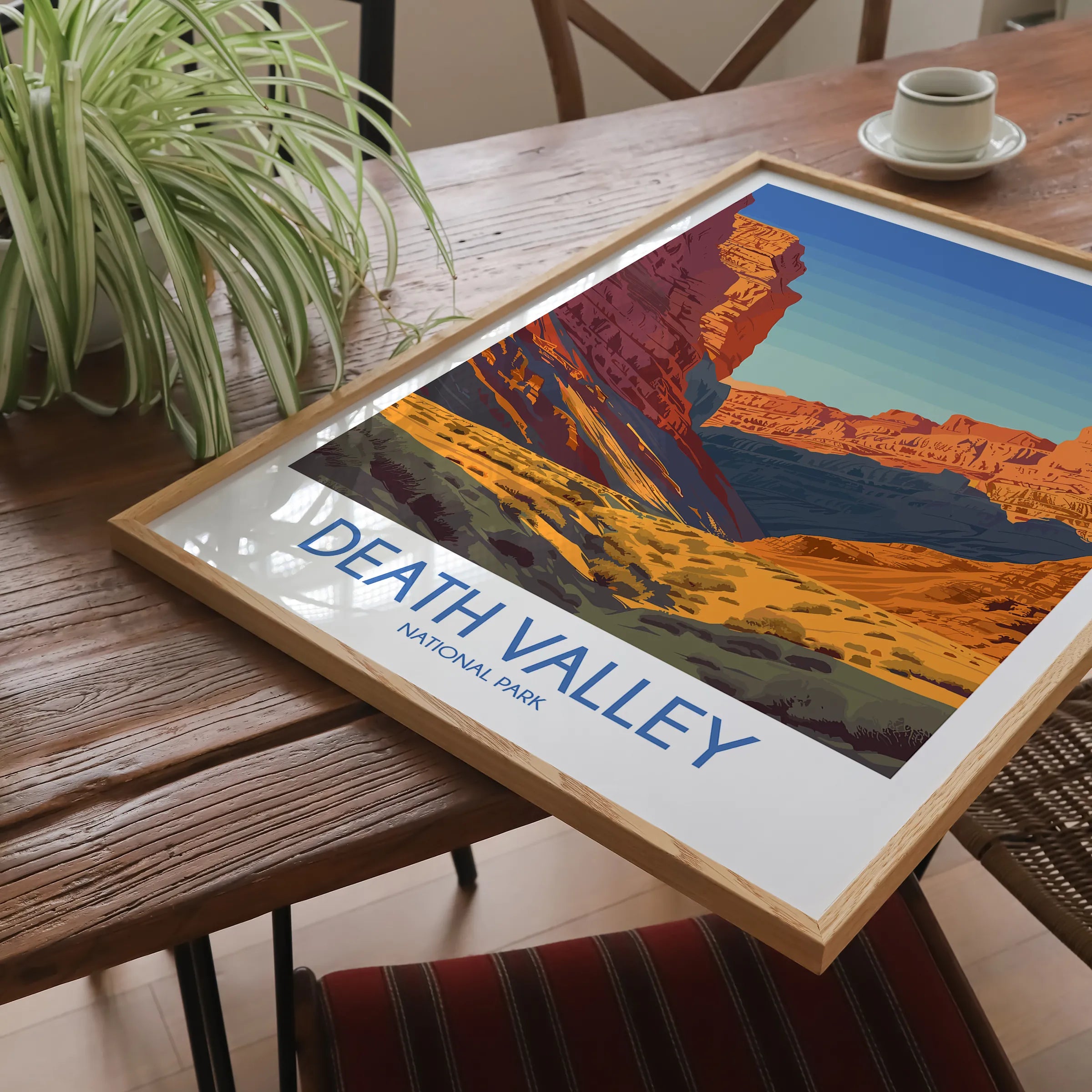 Death Valley Vintage Style Print