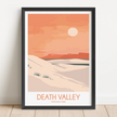 Death Valley Vintage Style Print