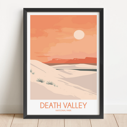 Death Valley Vintage Style Print