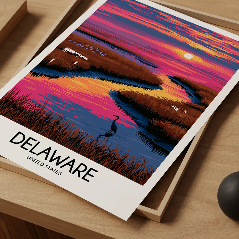 Delaware Destination Art Gift