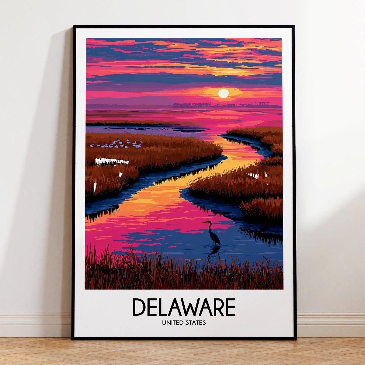 Delaware Souvenir Poster Print