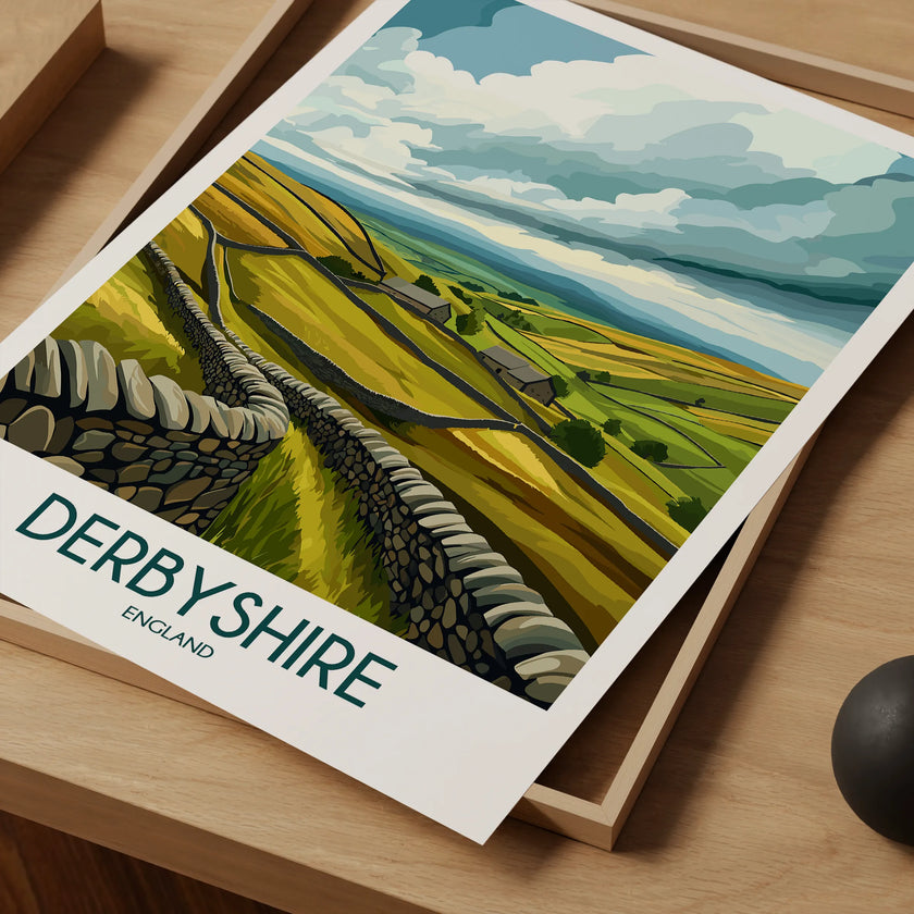 Derbyshire Destination Art Gift