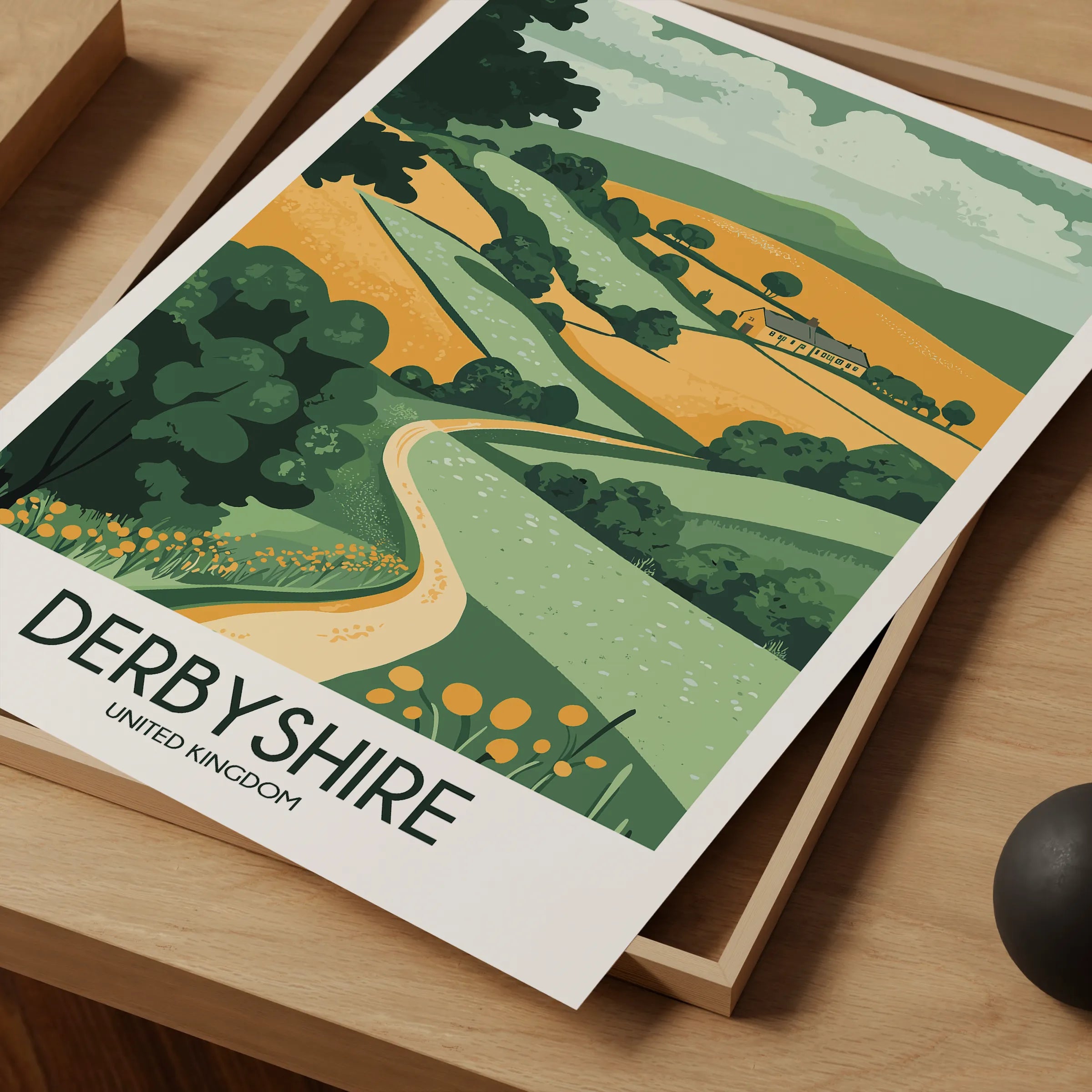 Derbyshire Destination Art Gift