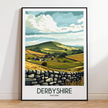 Derbyshire Destination Art Gift