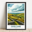 Derbyshire Minimalist Wall Art