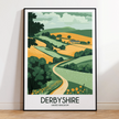 Derbyshire Minimalist Wall Art