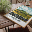 Derbyshire Modern Travel Poster