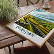 Derbyshire Modern Travel Poster