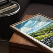 Derbyshire Retro Travel Illustration