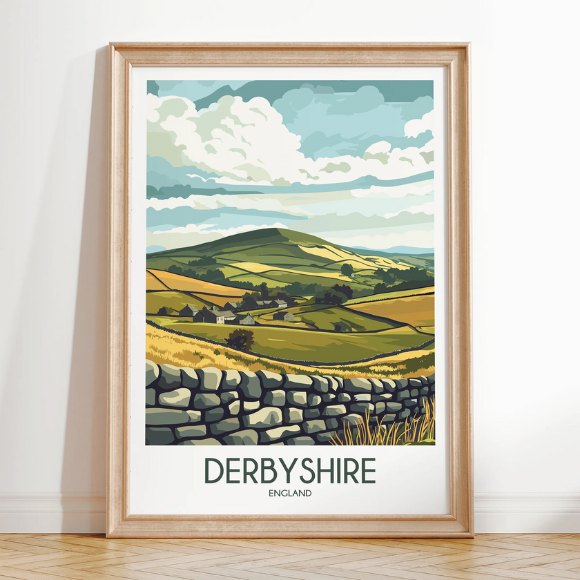 Derbyshire Scenic Landscape Art