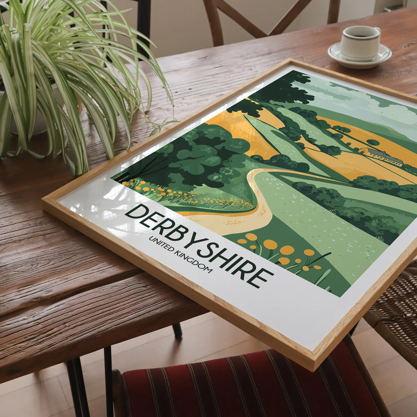 Derbyshire Scenic Landscape Art