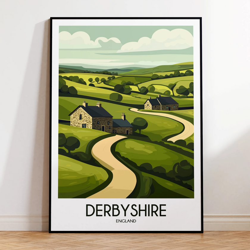Derbyshire Scenic Landscape Art