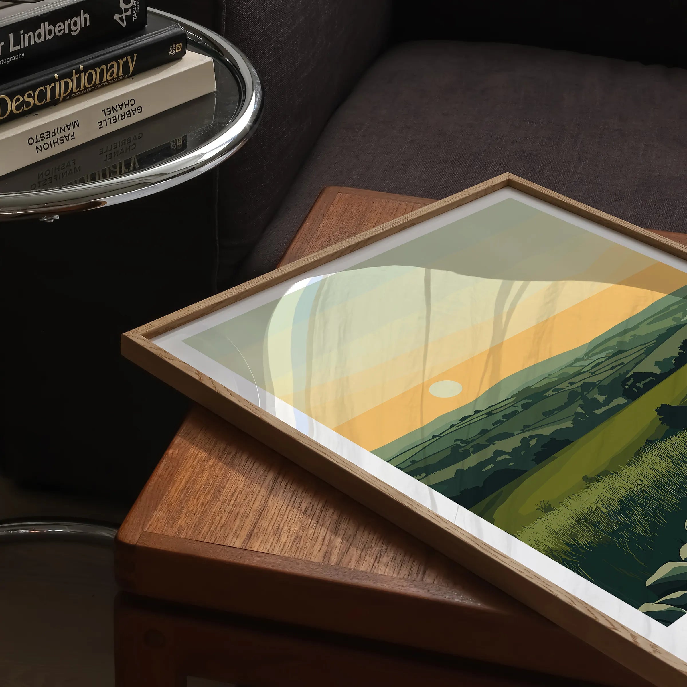 Derbyshire Vintage Style Print