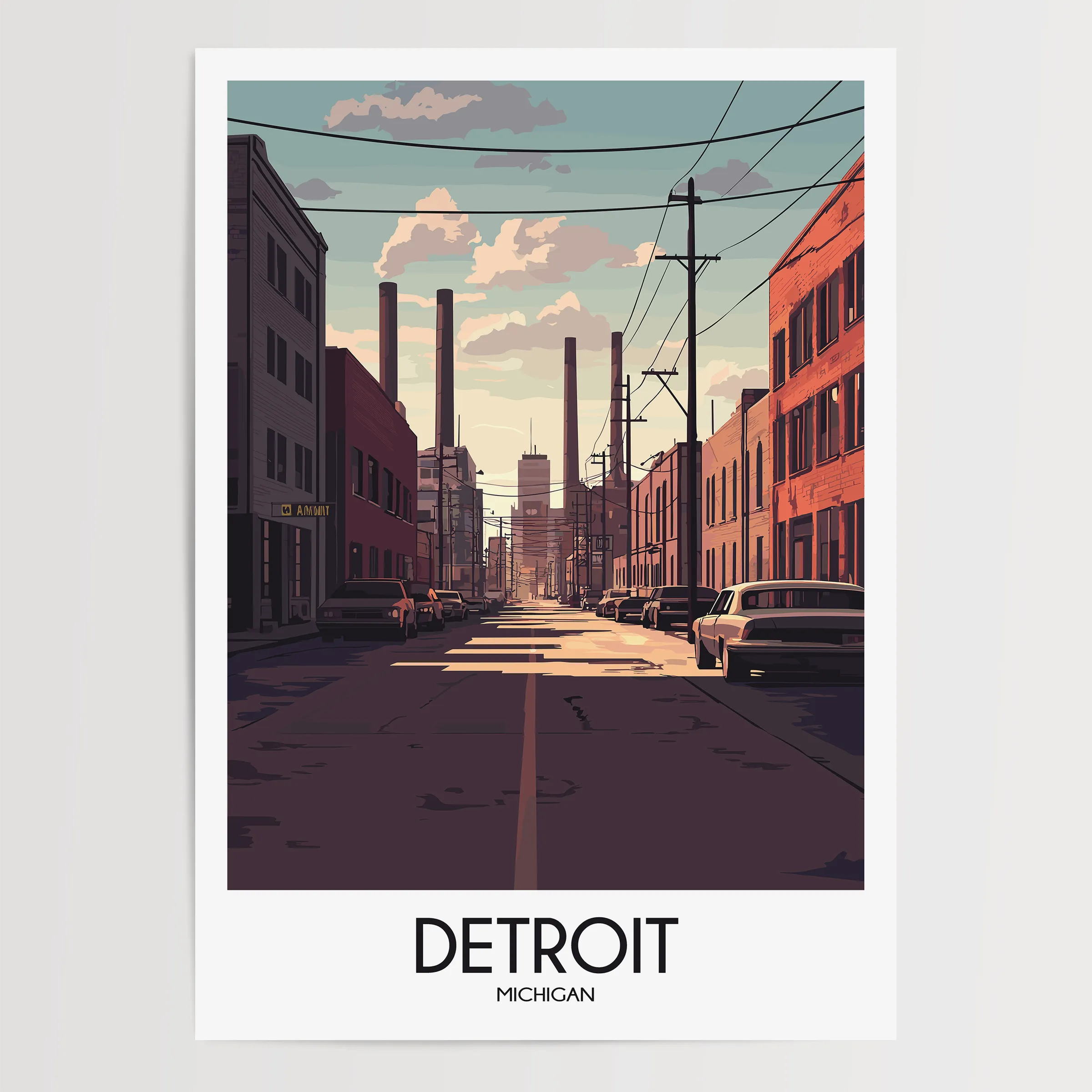 Detroit Gallery Quality Print