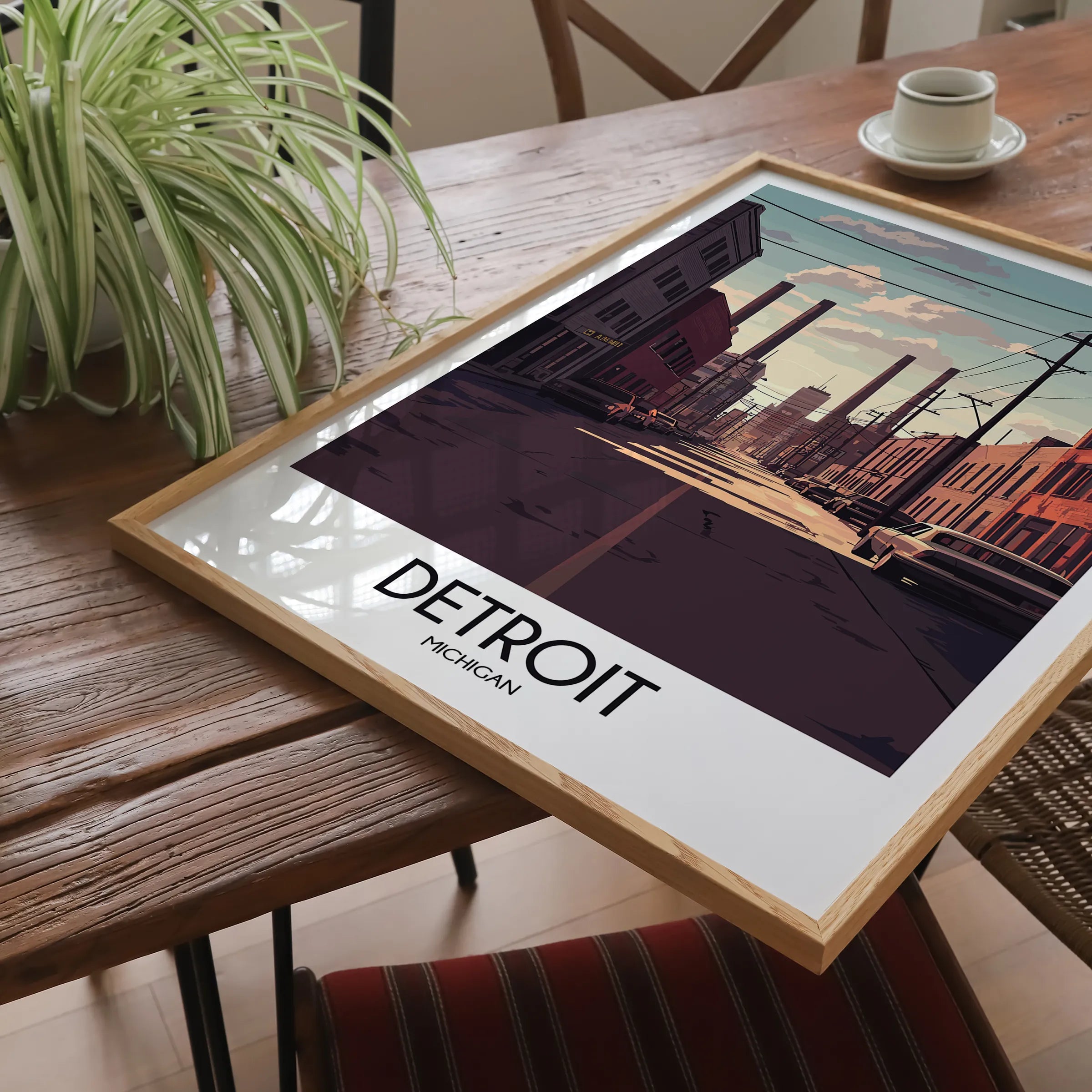 Detroit Souvenir Poster Print
