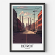 Detroit Travel Memory Gift