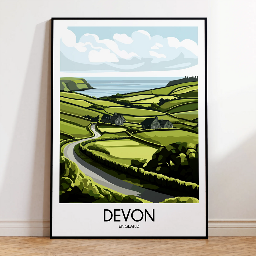 Devon Destination Art Gift