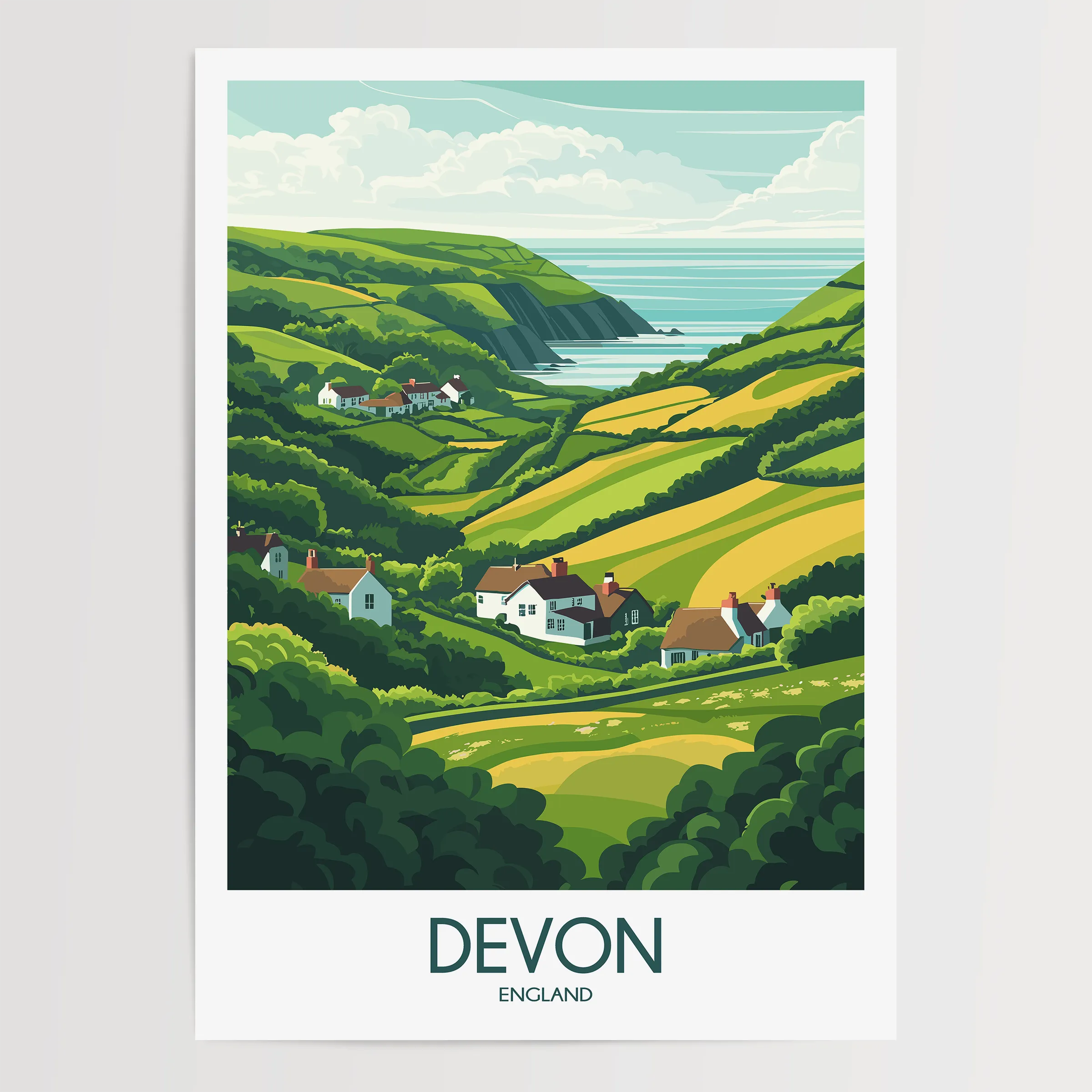 Devon Minimalist Wall Art