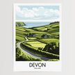 Devon Scenic Landscape Art