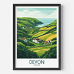 Devon Scenic Landscape Art