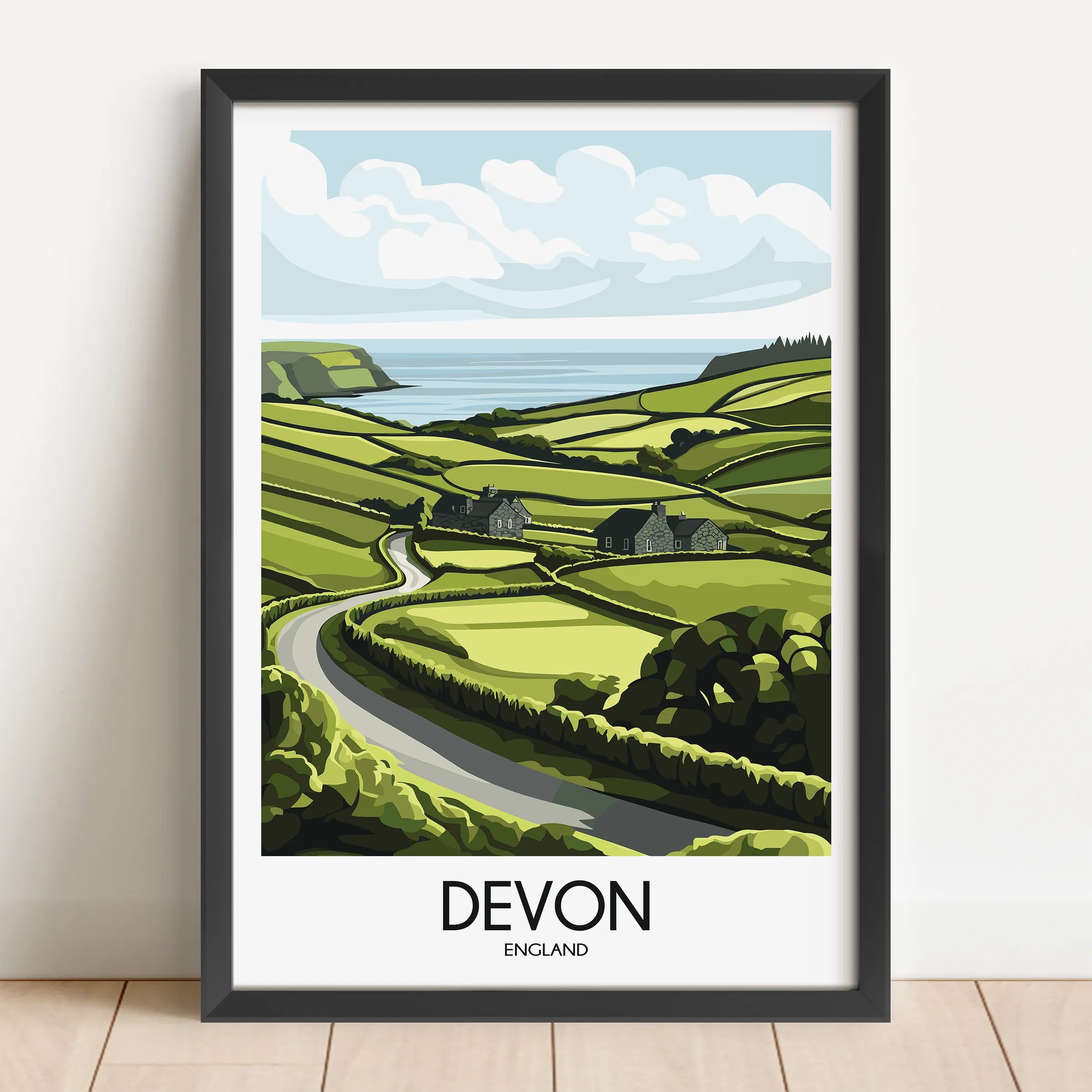 Devon Souvenir Poster Print